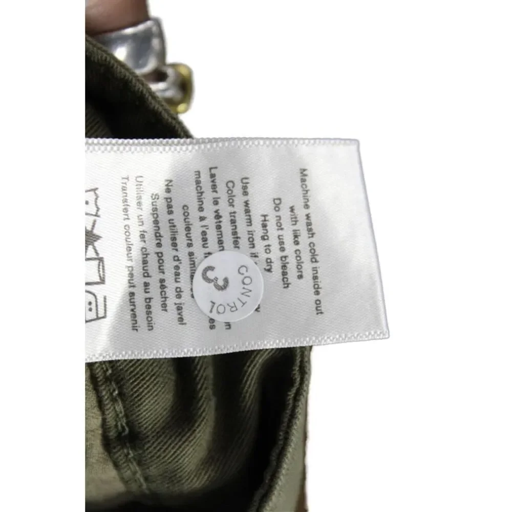 Rag & Bone Mens Chino Pants Green Cotton Military Size 29